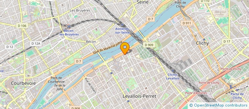 localisation de l'entreprise PRIMTECH à LEVALLOIS-PERRET