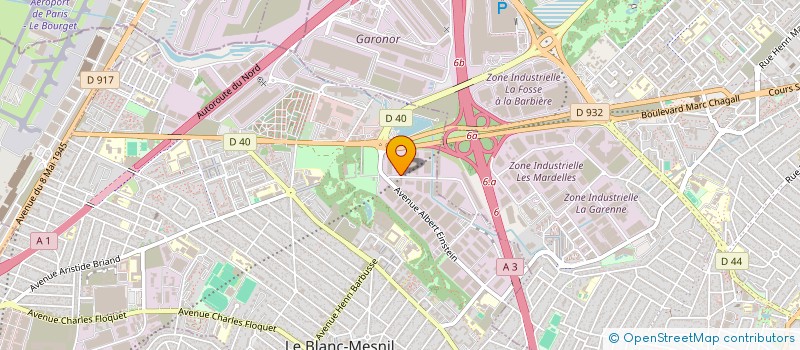 localisation de l'entreprise PRIMULA à LE BLANC-MESNIL