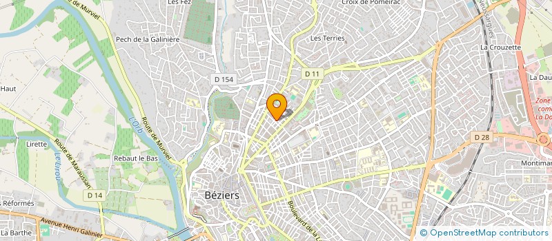 localisation de l'entreprise PRIMUM NON NOCERE  BEZIERS