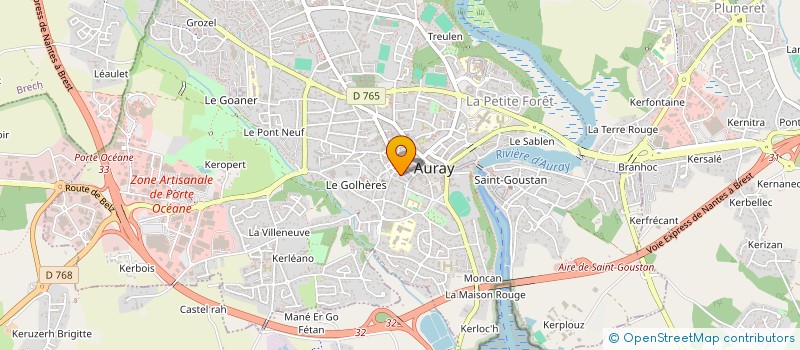 localisation de l'entreprise PRIMUM NON NOCERE à AURAY