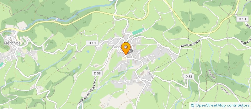 localisation de l'entreprise PRIMUM NON NOCERE  BUSSIERES