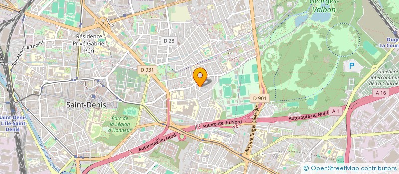 localisation de l'entreprise PRIMUS  SAINT DENIS