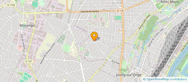 localisation de l'entreprise PRIN'TEE à JUVISY-SUR-ORGE