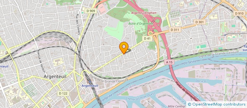 localisation de l'entreprise PRINCE 4  ARGENTEUIL