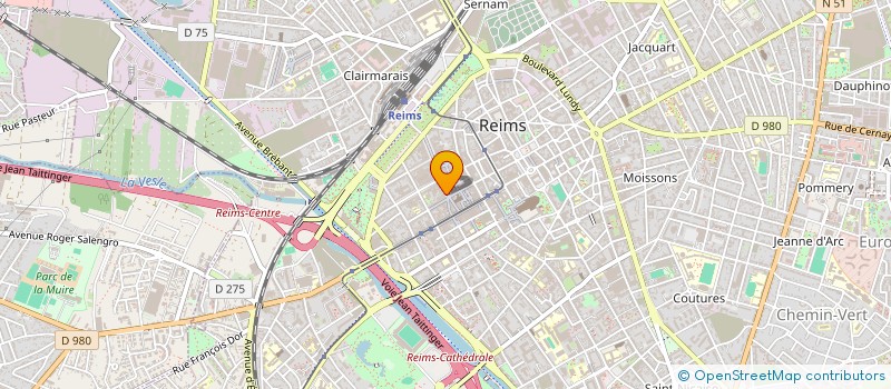localisation de l'entreprise PRINCE à REIMS