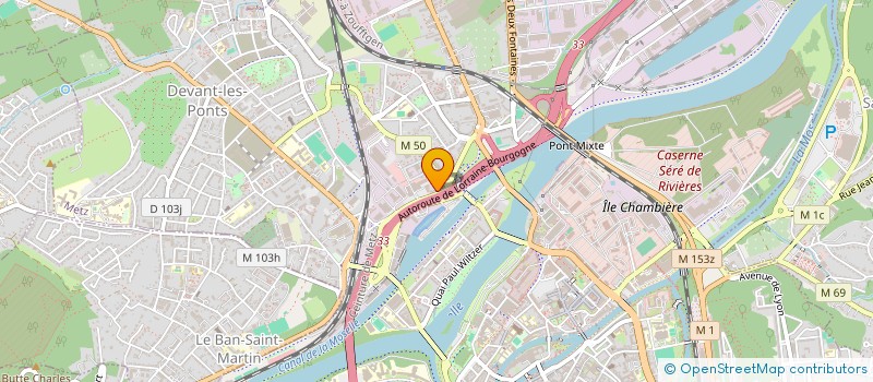 localisation de l'entreprise PRINCE AUTO  METZ