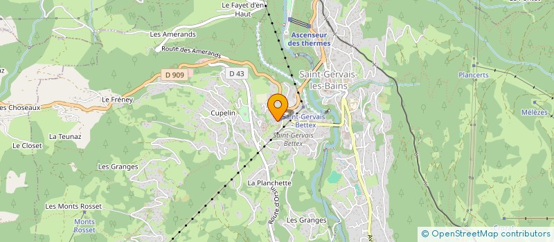 localisation de l'entreprise PRINCE CO  SAINT-GERVAIS-LES-BAINS