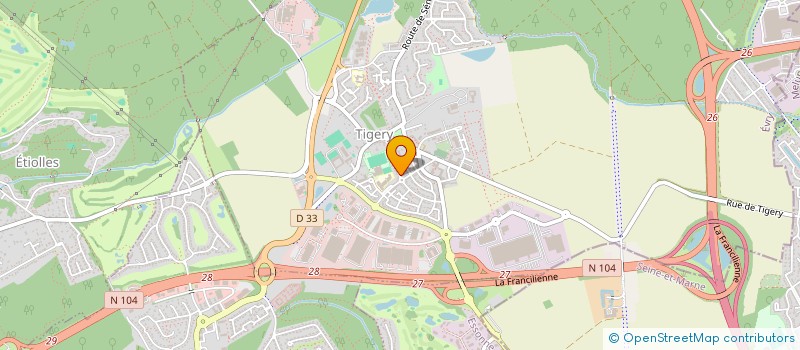 localisation de l'entreprise PRINCE DE GALLES  SAINT-GERMAIN-LES-CORBEIL