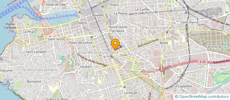 localisation de l'entreprise PRINCE ET CALI  MARSEILLE