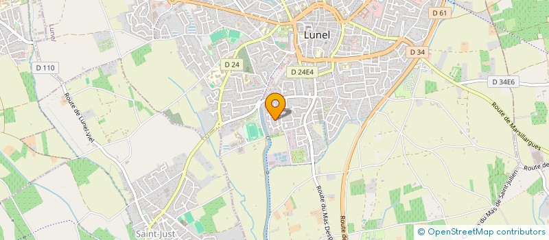 localisation de l'entreprise PRINCE MR  LUNEL