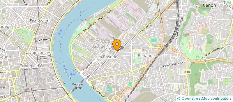 localisation de l'entreprise PRINCE NOIR  BORDEAUX