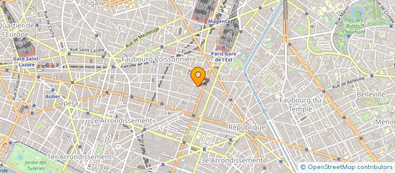 localisation de l'entreprise PRINCE OPTIC  PARIS