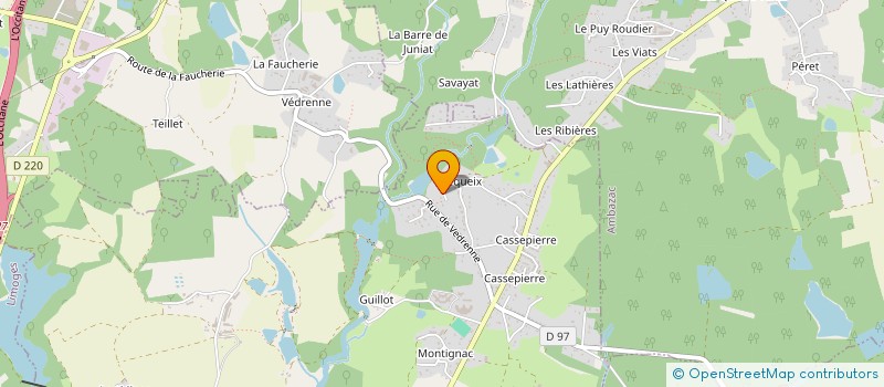 localisation de l'entreprise PRINCE PUBLISHING  RILHAC-RANCON