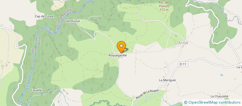 localisation de l'entreprise PRINCES D'OCCITANIE  ARIFAT