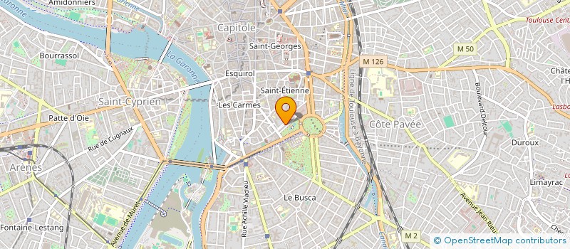 localisation de l'entreprise PRINCESS II  TOULOUSE