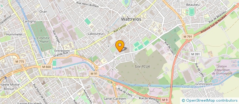 localisation de l'entreprise PRINCESS ROBE  WATTRELOS