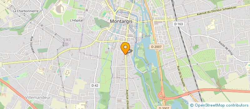 localisation de l'entreprise PRINCESSE à MONTARGIS