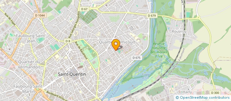 localisation de l'entreprise PRINCESSE à SAINT-QUENTIN