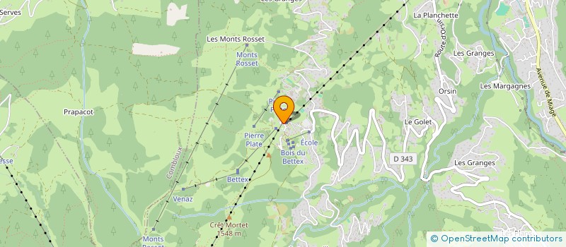 localisation de l'entreprise PRINCESSE à SAINT-GERVAIS-LES-BAINS