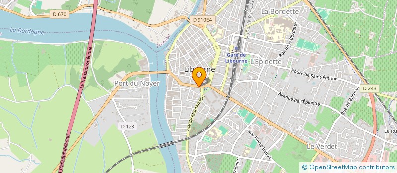 localisation de l'entreprise PRINCESSE DES LOUPS à LIBOURNE