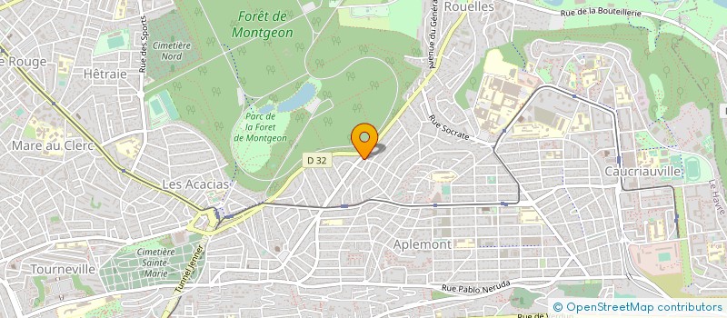 localisation de l'entreprise PRINCESSE FLEURS à LE HAVRE