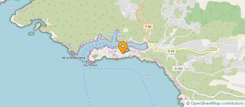 localisation de l'entreprise PRINCESSE IMPERIALE à BONIFACIO