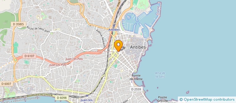 localisation de l'entreprise PRINCESSE LUCIEN à ANTIBES