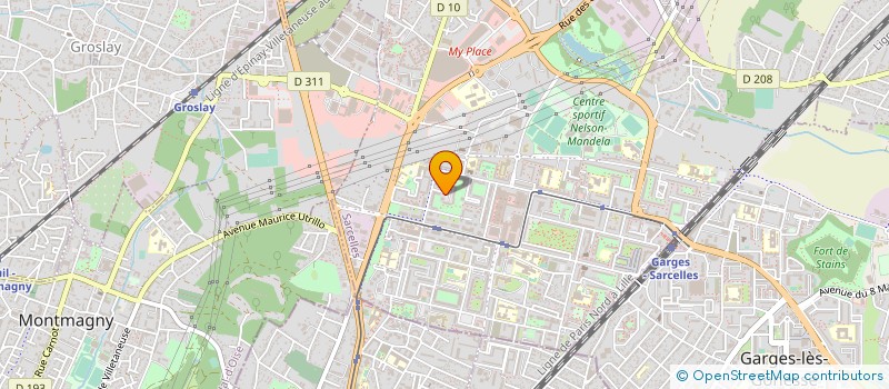 localisation de l'entreprise PRINCESSE-PARESS à SARCELLES