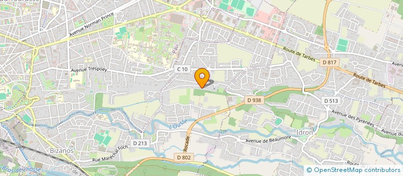 localisation de l'entreprise PRINCESSES  BIZANOS