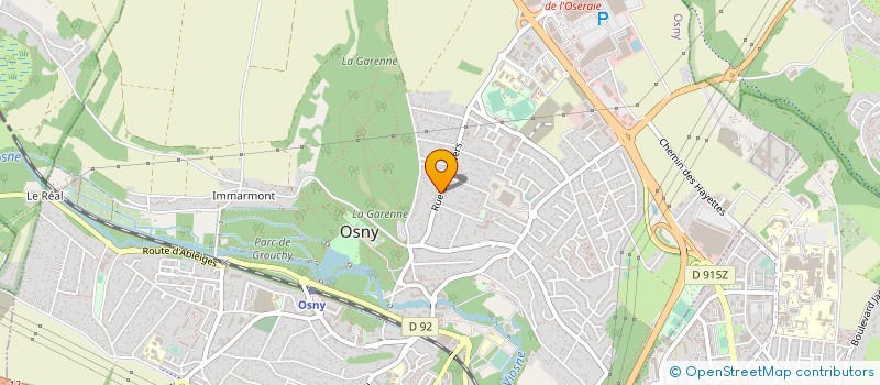 localisation de l'entreprise PRINCIERE A.M.N.H. à OSNY
