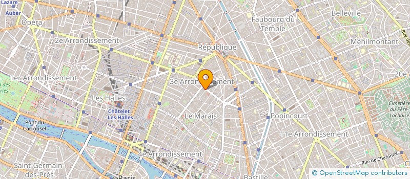 localisation de l'entreprise PRINCIPE  PARIS