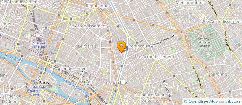 localisation de l'entreprise PRINCIPE ACTIF  PARIS