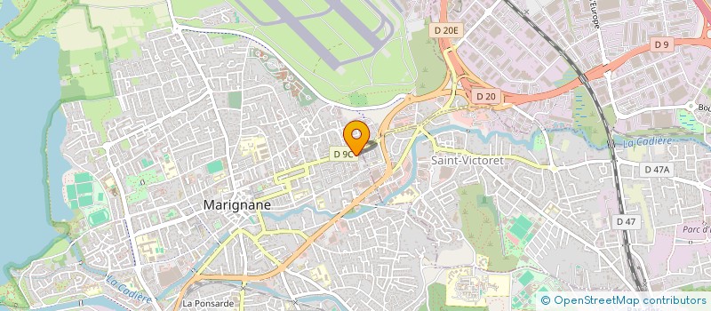 localisation de l'entreprise PRINCIPE BTP à MARIGNANE