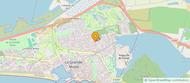 localisation de l'entreprise PRINCIPESSA  LA GRANDE-MOTTE