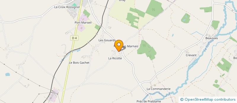 localisation de l'entreprise PRINCON à ANJOUIN
