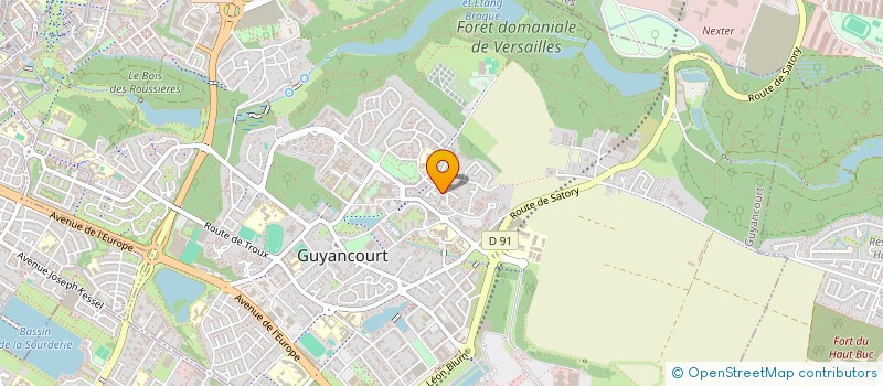 localisation de l'entreprise PRINGEZY  GUYANCOURT