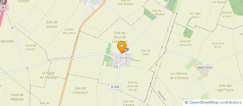 localisation de l'entreprise PRINGUET  CREMERY