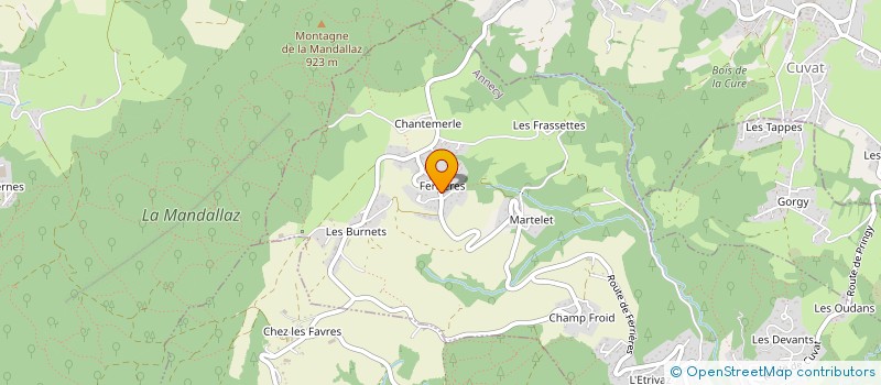 localisation de l'entreprise PRINGY FOLIES  ANNECY