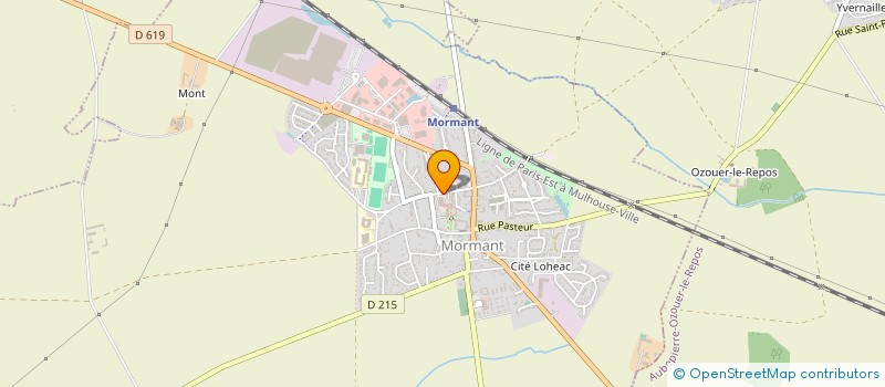localisation de l'entreprise PRINGY FORME à MORMANT