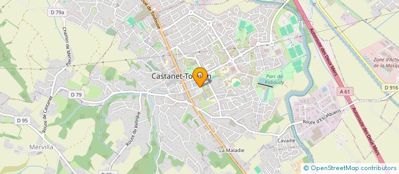 localisation de l'entreprise PRINI à CASTANET-TOLOSAN