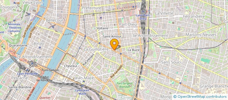 localisation de l'entreprise PRINK ( FRANCE) SARL à LYON
