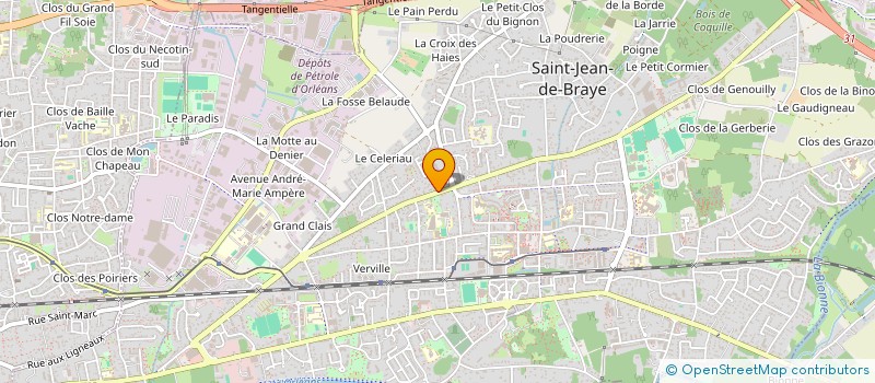 localisation de l'entreprise PRINKO IMMO  SAINT-JEAN-DE-BRAYE