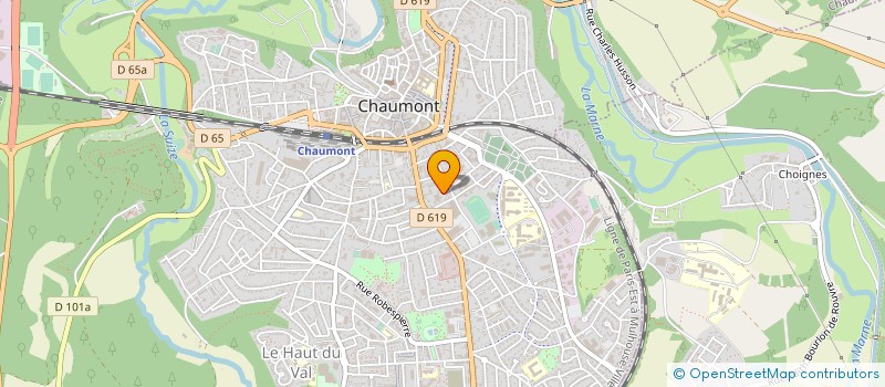 localisation de l'entreprise PRINT 145 à CHAUMONT