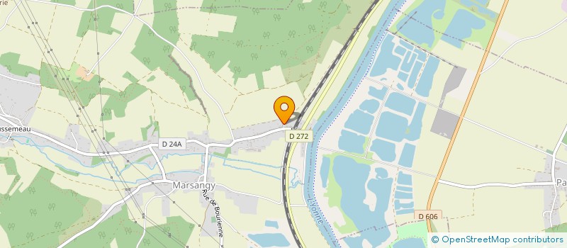 localisation de l'entreprise PRINT AND CUT  MARSANGY