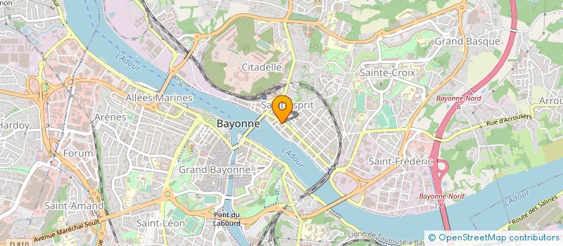 localisation de l'entreprise PRINT B.A.B 3D à BAYONNE
