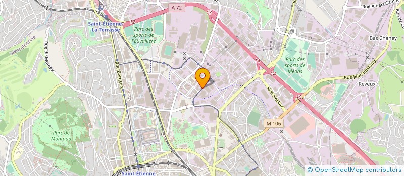 localisation de l'entreprise PRINT DESIGN EDITIONS  SAINT-ETIENNE