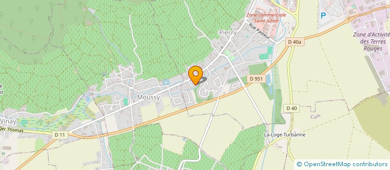 localisation de l'entreprise PRINT DESIGN SERVICES  PIERRY