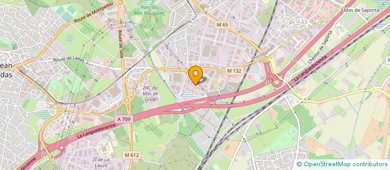 localisation de l'entreprise PRINT EDITION DISTRIBUTION INTER  MONTPELLIER