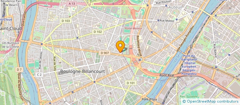 localisation de l'entreprise PRINT ET COMPAGNIE à BOULOGNE-BILLANCOURT