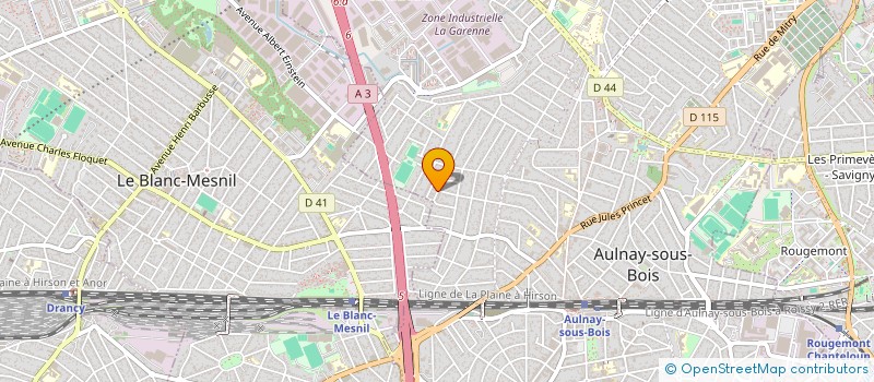 localisation de l'entreprise PRINT EXPRESS à AULNAY-SOUS-BOIS